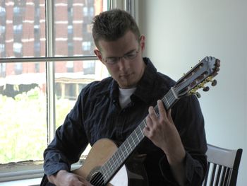 Recording "Strings of Passion" in 2007
