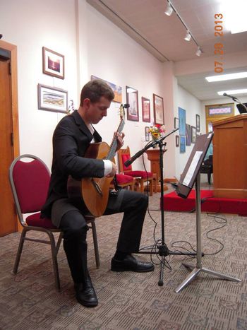 Church Service at Central Presbyterian Church in St. Paul (7/28/2013).
