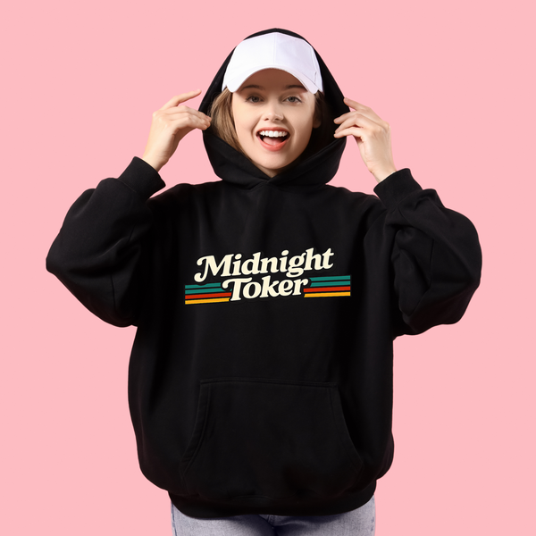 Midnight Toker Big Print Hoodie 