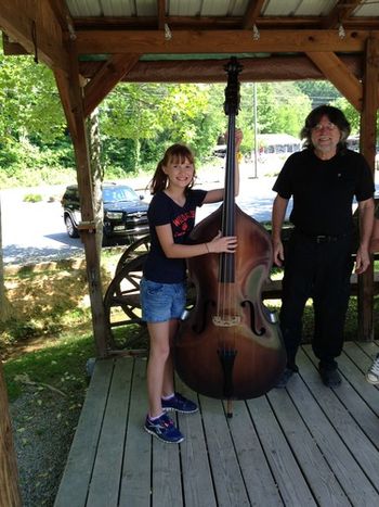 Ms Eleanor Brooking  becomes our newest  and prettiest Bass player
