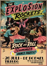 The Explosion Rockets live at De Boemel Buiten - Gratis Entree