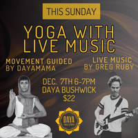 Yoga with live music by Greg Ruby