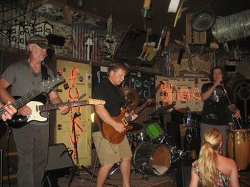 Scott Crompton with CW at the Funky Blues Shack
