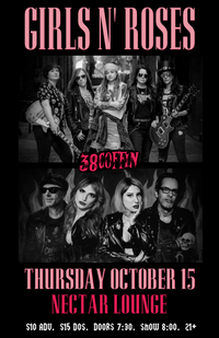 Girls N' Roses w/ 38 Coffin