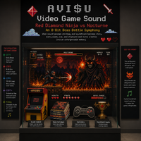 Red Diamond Ninja Video Game by AVI$U