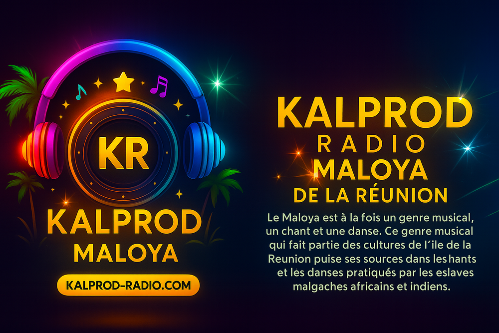 Musique Kalprod Radio  : Maloya - Mardi 16 Décembre de 13H à Dimanche 21 Décembre à 9H . Le Maloya : l’âme musicale de La Réunion . Le Maloya est bien plus qu’un genre musical tradition .