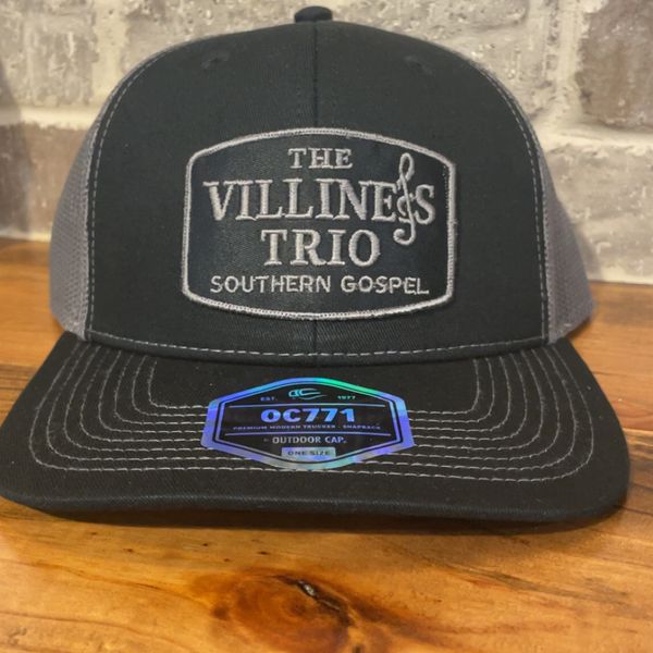 Black/Gray “Villines Trio” Trucker Cap