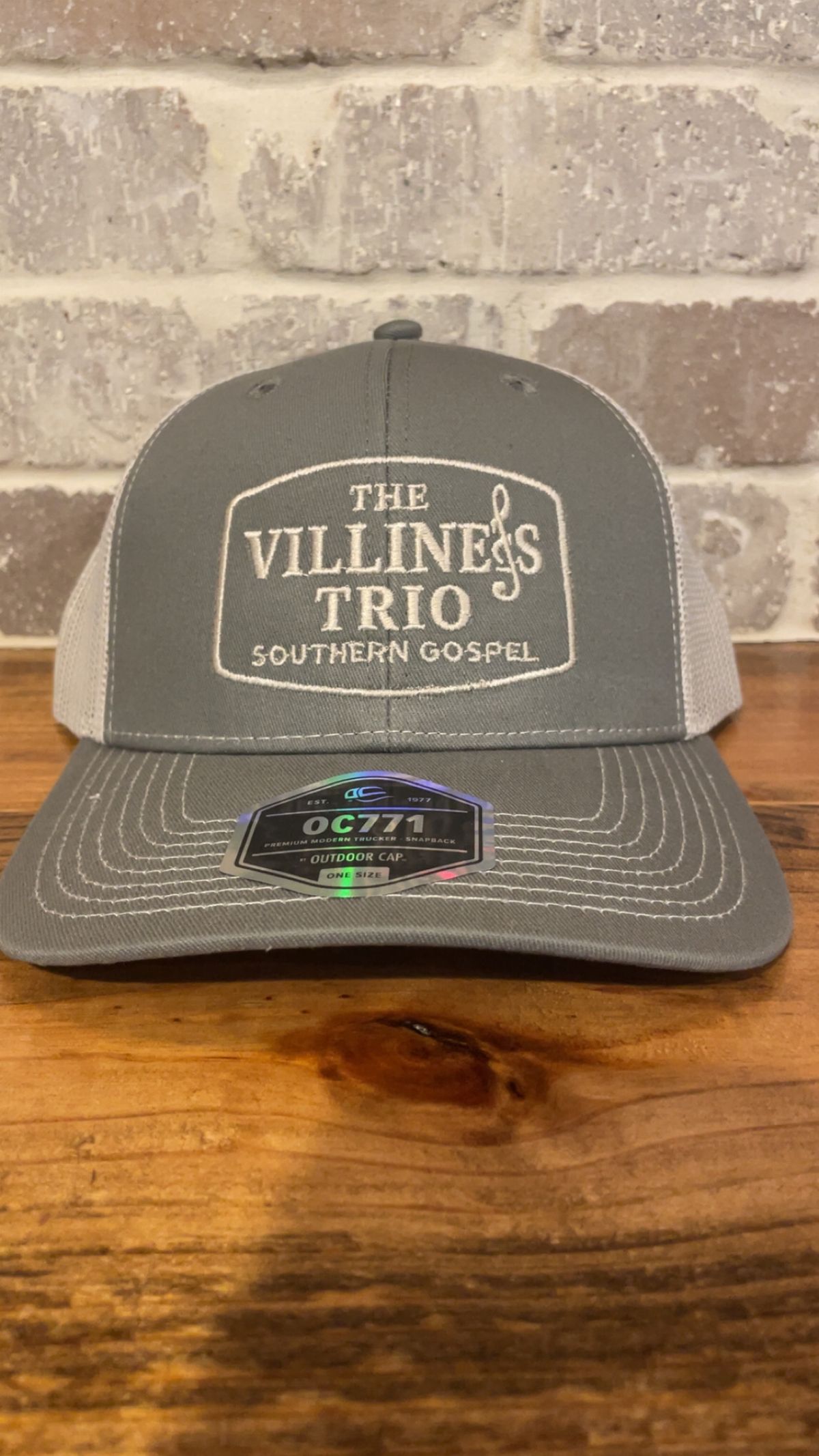 Olive/Khaki “Villines Trio” Trucker Cap