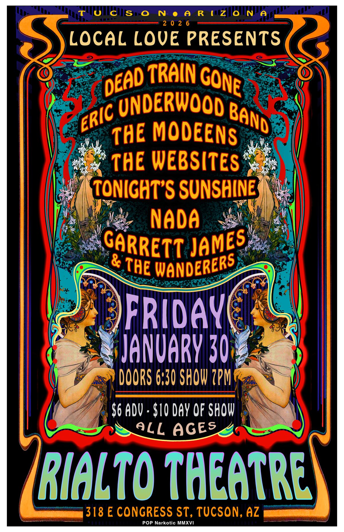 Rialto Tickets JAN 30th