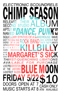 Chimp Season LP2 release party