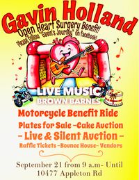 Gavin Holland’s Heart Surgery Benefit