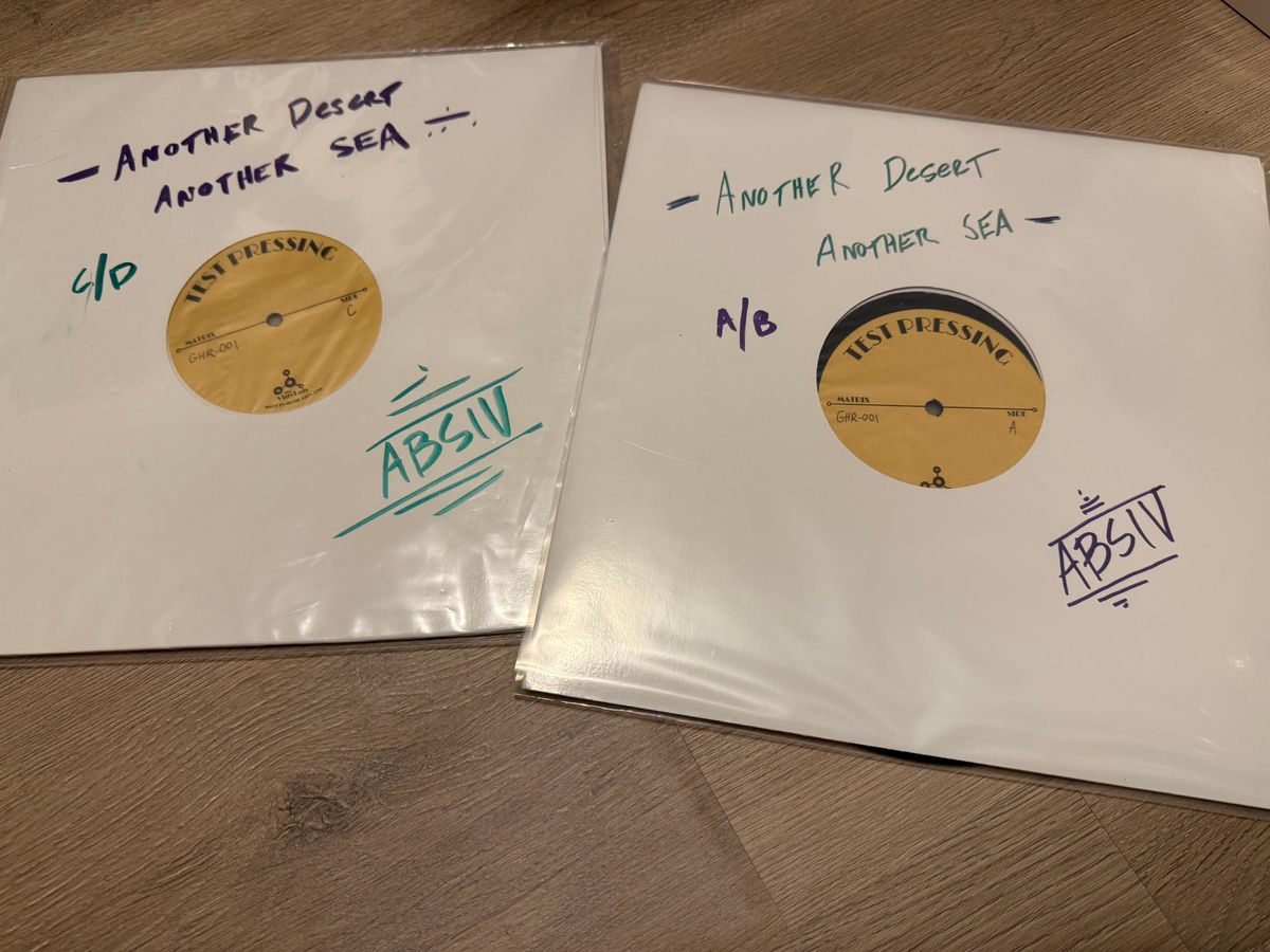 Another Desert Another Sea - Test Pressing signed by Zach - 2 record set