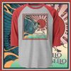 ADD MOSS Fratello Sembello J3 Cover Raglan Red Sleeved with Grey Heather or White