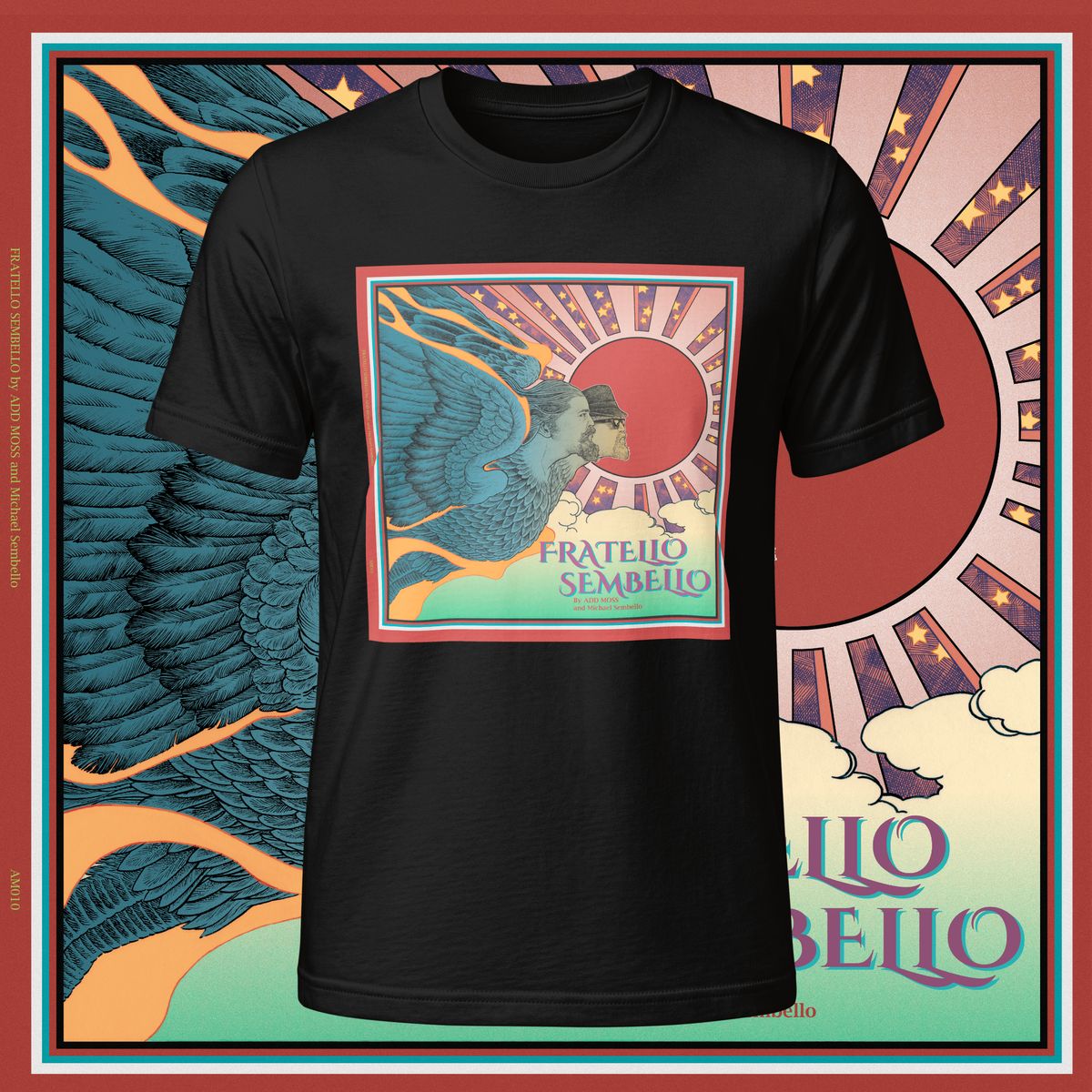 ADD MOSS Fratello Sembello J3 Cover Black T-Shirt