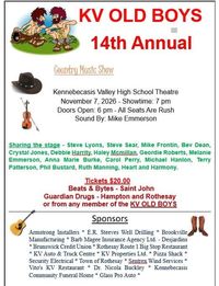 KV Old Boys 14th Annual Country Music Show