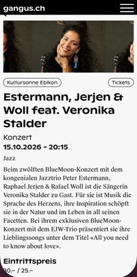 Estermann, Jerjen, Woll feat. Veronika Stalder - Jazzcafe #49 