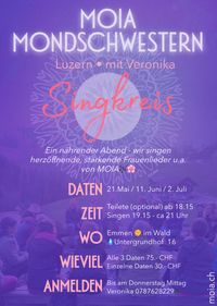 MOIA • ☽ • "Mondschwestern" Singkreis