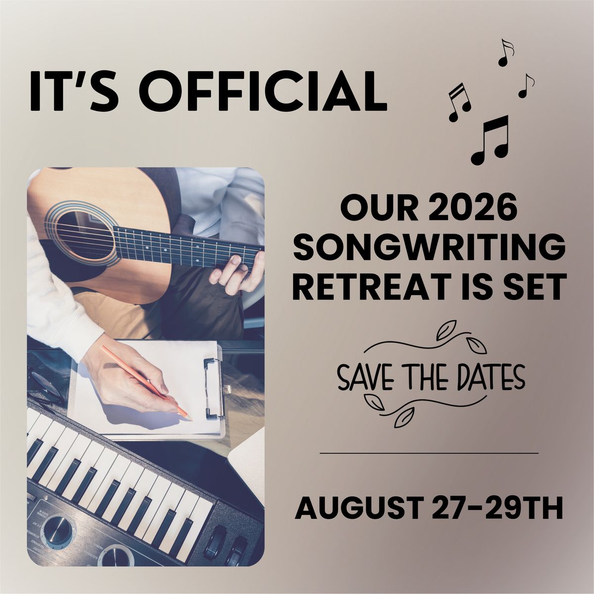 2026 Songwriting Retreat
