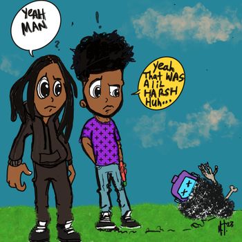 Victory: This is a piece from a comic collaboration I did with a fellow artist and one of my people Grim.World. This helped me stay focused on a specific storyline. Dope work.
