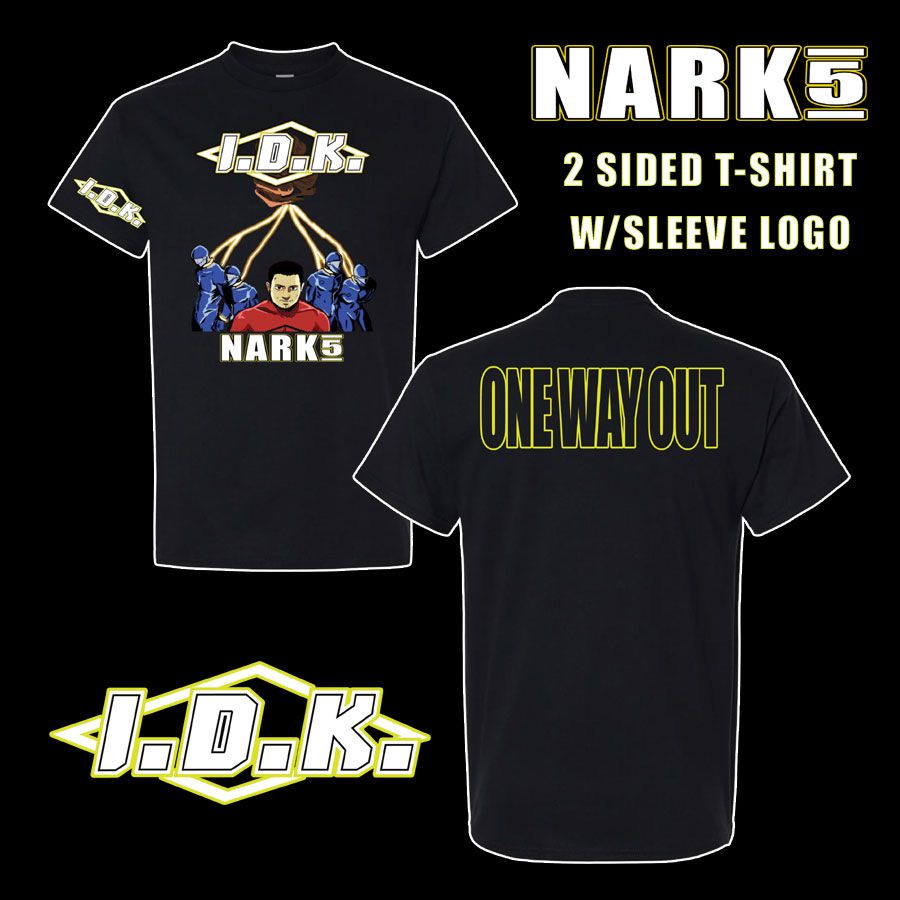 I.D.K. NARK 5 T-SHIRT BLACK