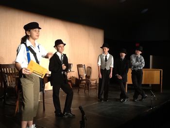 The singing telegram
