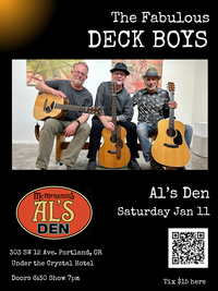 Deck Boys at Al's Den