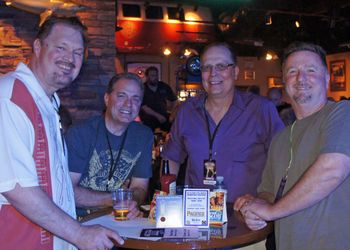 Las Vegas Rock Hall of Fame Induction, with Dave Belcher (right) - April 20, 2013
