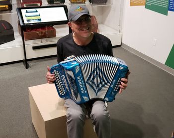 My parents always wanted me to take accordion lessons and I refused.  What an idiot!  Photograph by Lois Kazee
