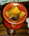 Exotic African Padouk and South American Marblewood Vase