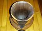 Walnut and Hickory Vase