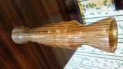 Exotic African ZebraWood Vase