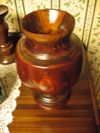 Mahogany and Cedar Vase