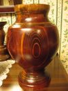 Mahogany and Cedar Vase