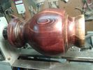 Mahogany and Cedar Vase
