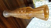 Exotic African ZebraWood Vase