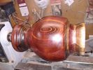 Mahogany and Cedar Vase
