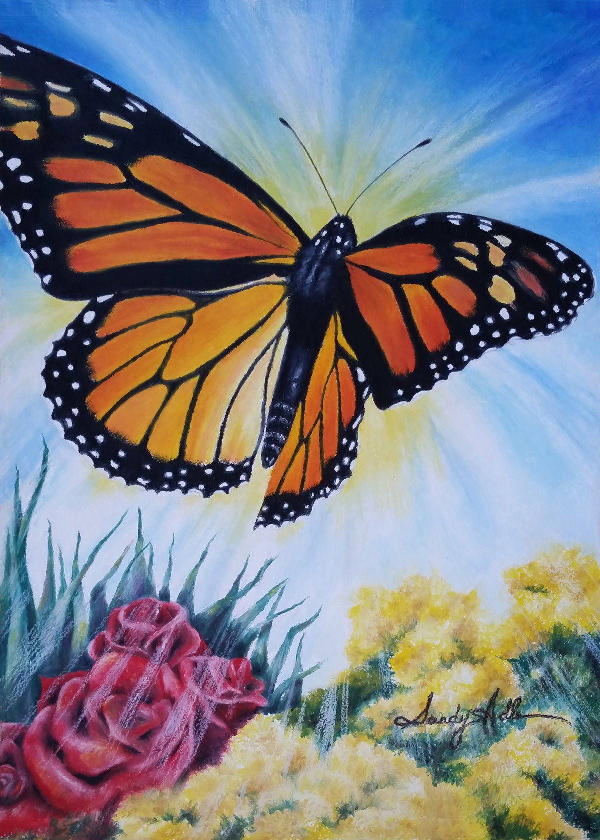 Monarch in Flight