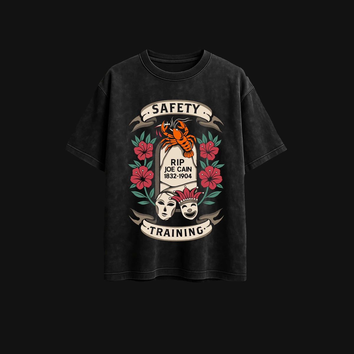Mardis Gras Shirt - Pepper Black Comfort Colors 