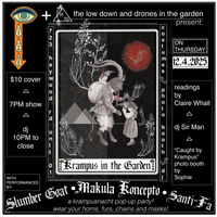 Krampus in the Garden (with Drones in the Garden)