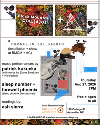 DITG popup at BMCM + AC w/  Patrick Kukucka, Sleep Number + Farewell Phoenix (blended set) and  reading by Ash Sierra