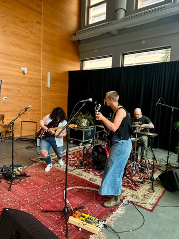 CKUA Studio filming an episode of Hidden Tracks
