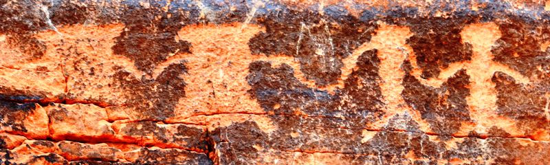 Ancient petroglyphs at Valley of Fire