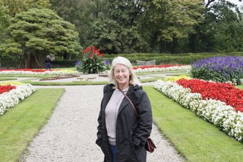 Kasteel de Haar, near Utrecht. Debbie in the flower gardens. One more reason to slow down and enjoy the view.
