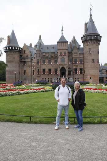 Kasteel de Haar, near Utrecht. Chad and Debbie outside the castle. People make these places part of our story.
