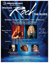  WOMEN WHO ROCK THE BLUES...Fran Drew and the Lucky Strikes 3PM - 4 PM