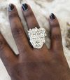 "BREAKDOWN" Silver Ring