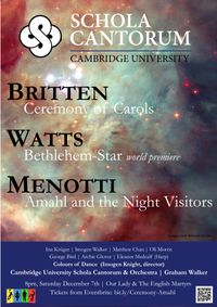 Ceremony of Carols/Amahl & the Night Visitors