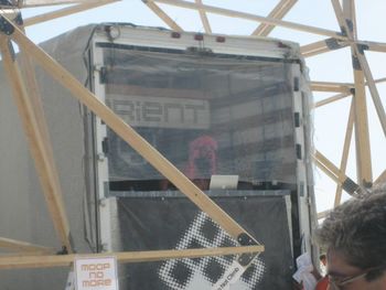 Burning Man 2011, Disorient Geodesic Temple - first DJ set ever, all original sample jams.
