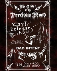 The Order of the Precious Blood Vinyl Release Show