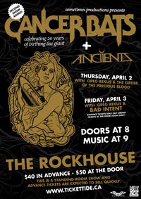 Cancer Bats at the Rock House w/ The Order of the Precious Blood 
